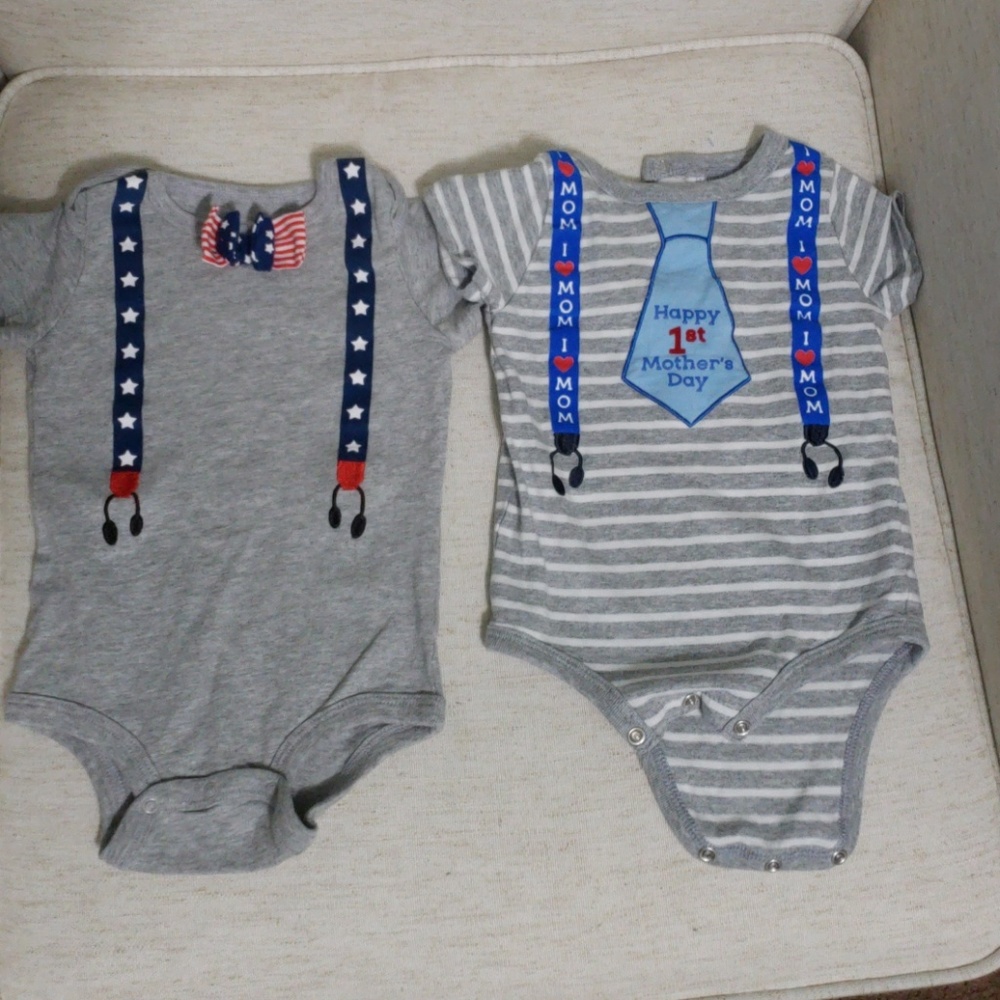 Holiday inspired onsies
